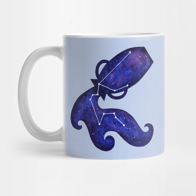 Astrological sign Aquarius constellation by Savousepate